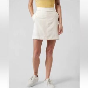 Athleta Vienna Jupe Cargo Skort in Magnolia‎ White Size 16 Plus NEW